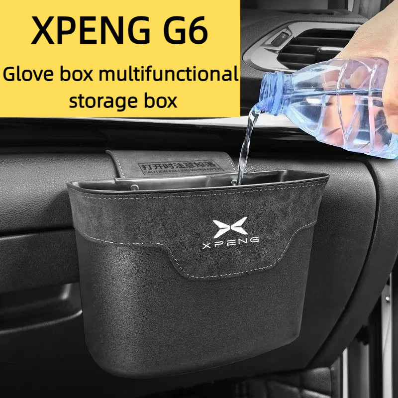 XPENG G6 X9 กล่องถุงมือถังเก็บถังขยะร่มกันน้ําหลอดเก็บ Co-pilot Storage ในรถยนต์รถ