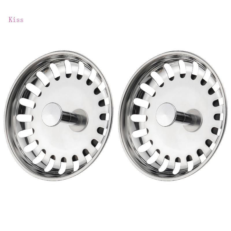 Steel Sink Stoppers Rustproof Strainer Sink Plugs for 80 to 82mm Basins Drain