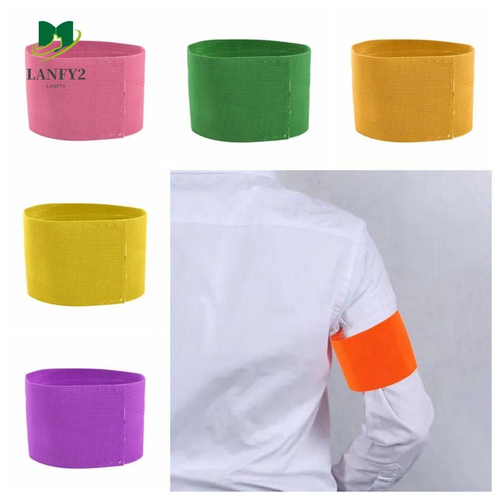 ALANFY ปลอกแขนกัปตันฟุตบอล สีสันสดใส ป้องกันการปิด มองเห็นได้ชัด แบบมืออาชีพ สําหรับนักฟุตบอลทีม