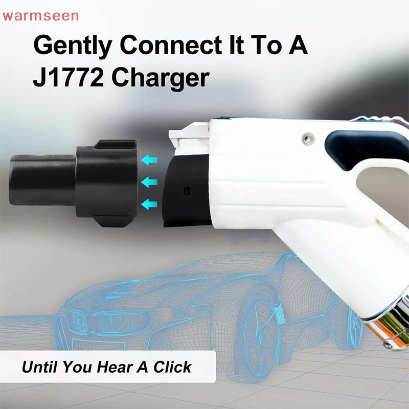 (อบอุ่น) J1772 อะแดปเตอร์ชาร์จ, SAE J1772 EV ชาร์จอะแดปเตอร์ NACS, SGS ความปลอดภัยได้รับการรับรองสูง