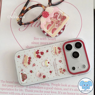 เคสไอโฟน13 17เคสIMDดวงตาเทวดาลายสตรอเบอร์รี่ขนม ม้า2026 สำหรับ IPhone 15 17 13 Air 16 12 11 14 Pro Max 15 14 16 Plus