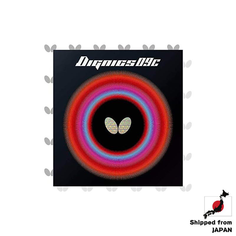 Butterfly table tennis rubber Dignics 09C Red Hard 06070