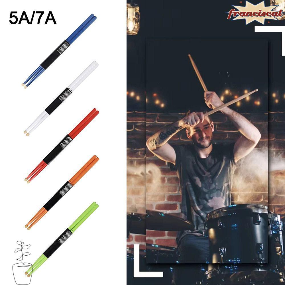 FRANCISCAL Professional สีสัน Drumstick, Drum Accessories Percussion Instrument Accessories 5A 7A Dr