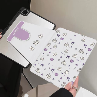 เคสแท็บเล็ตหมุนได้ 360° for Samsung Tab S8 A8 S7 S9 S10 fe A9 plus A11 plusS6 Lite 10.4นิ้ว 11นิ้ว เคส พร้อมช่องใส่ปากกา