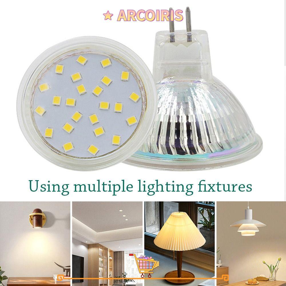 ARCOIRIS หลอดไฟ LED สีขาว 220V/12V 5W/3W Mini MR11/MR16/GU10