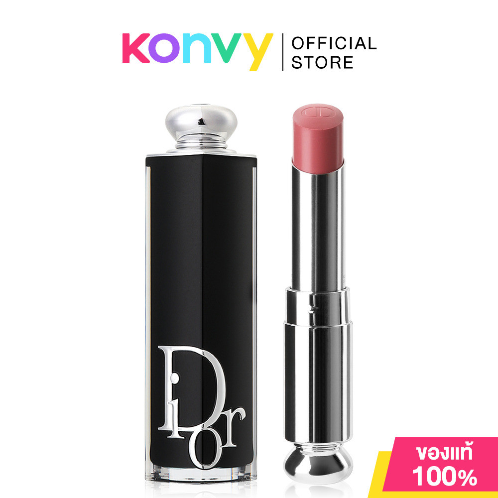 Dior Addict Hydrating Shine Lipstick 3.2g #120 Pink Callisto ลิปสติกเนื้อสัมผัสแบบครีม ดิออร์ ให้สีชัดเจน ติดทน.