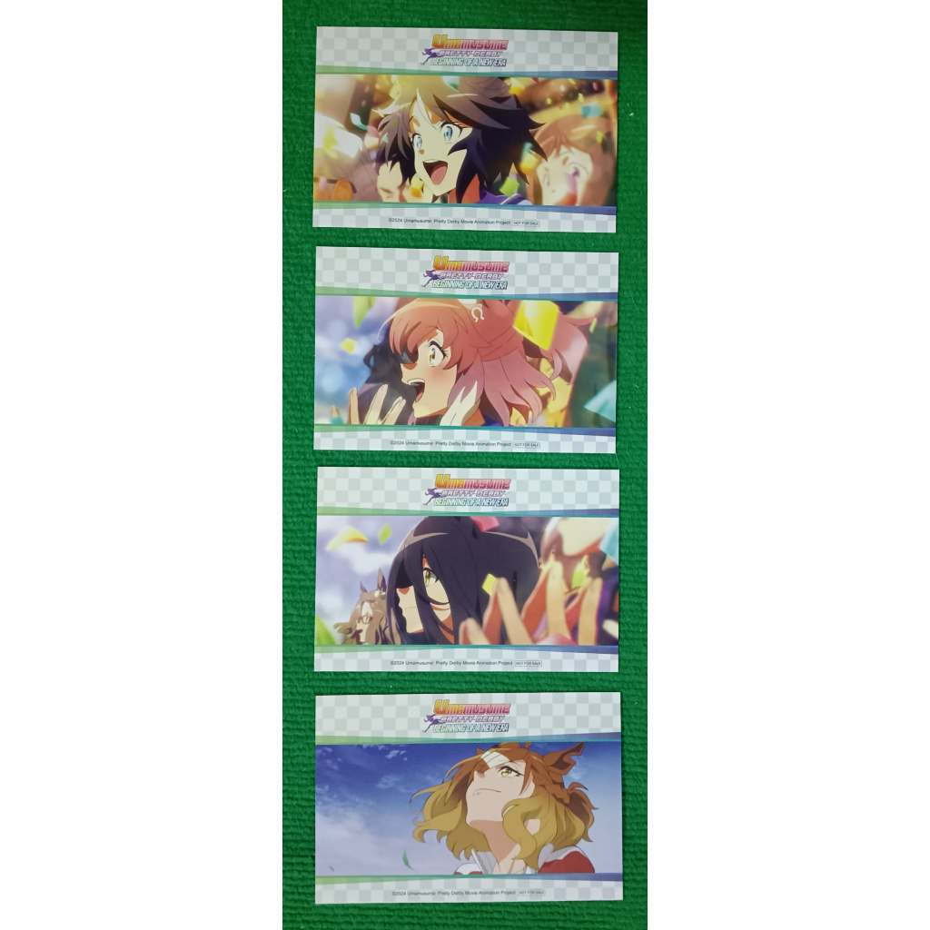 (ทักลด50%) โปสการ์ด ตั๋วยาว UMAMUSUME Pretty Derby MOVIE BEGINNING OF A NEW ERA ชุด Special Screening แท้ Mj - รูปที่ 3