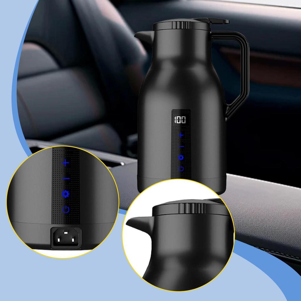 [Qklmdt] หม้อต้มกาต้มน้ําในรถยนต์ 12V 24V หม้อต้มน้ําอุ่นสําหรับรถยนต์ครอบครัว Commuting