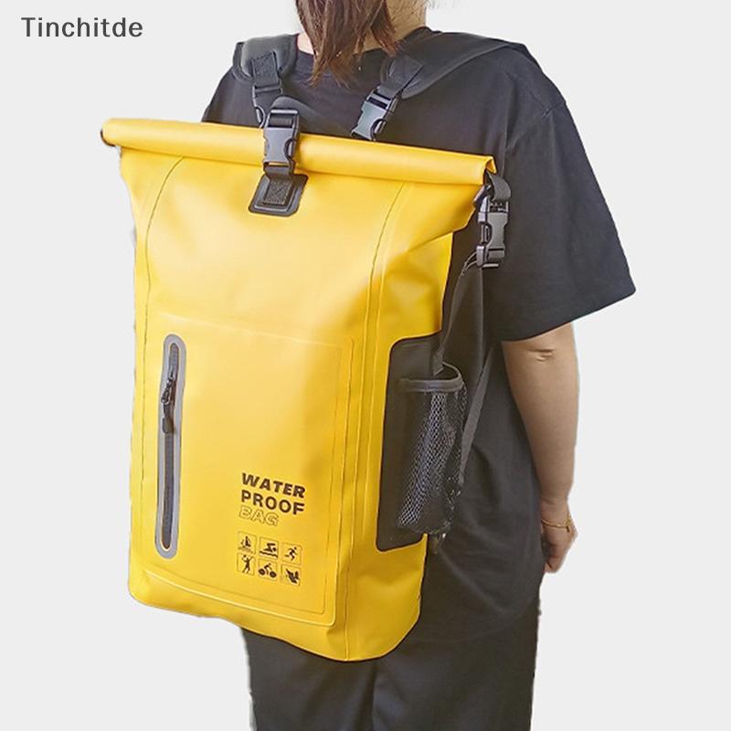 [Tinchitde] กันน้ํากลางแจ้ง Bapa 25L ความจุสูง Drybag กระเป๋าเดินป่า Ba Pa ความจุขนาดใหญ่ Camping Ba