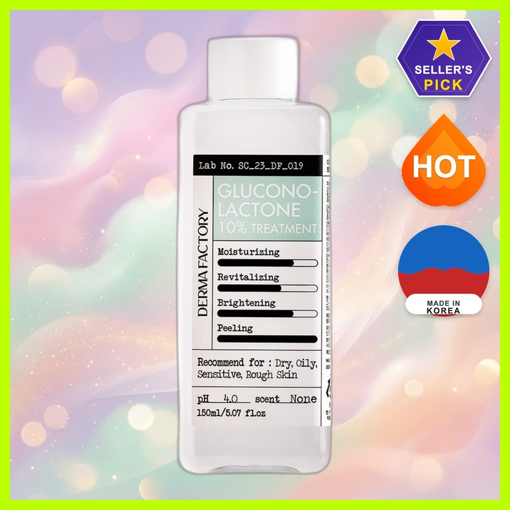 [โรงงานดราม่า] Gluconolactone PHA 10% Treatment, 150ml, 1pc / ทรีทเม้นท์ PHA เกาหลี / ขัดผิวอย่างอ่อ