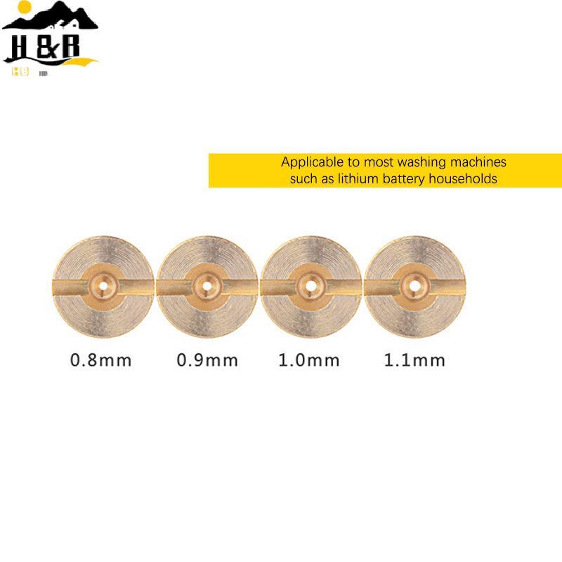 H&B 1 PC 0.8/0.9/1.0/1.1 มม.เครื่องทําความสะอาดแรงดันสูงหัวฉีดล้างรถโฟมหม้ออุปกรณ์เสริมหัวฉีดแกนทองแ