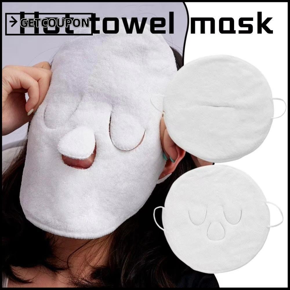 GETCOUPON Face Towel , Wet Compress ร้อนและเย็น Steam Face Towel, ของขวัญแขวนหูนํากลับมาใช้ใหม่ได้ S