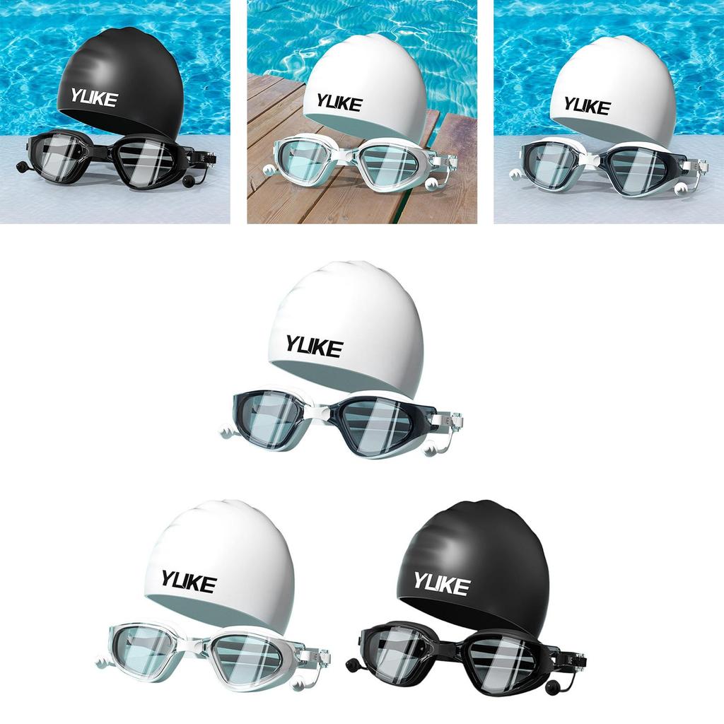 แว่นตาว่ายน้ำ Clear View สไตล์ดําน้ำสำหรับสระและกีฬาทางน้ำ