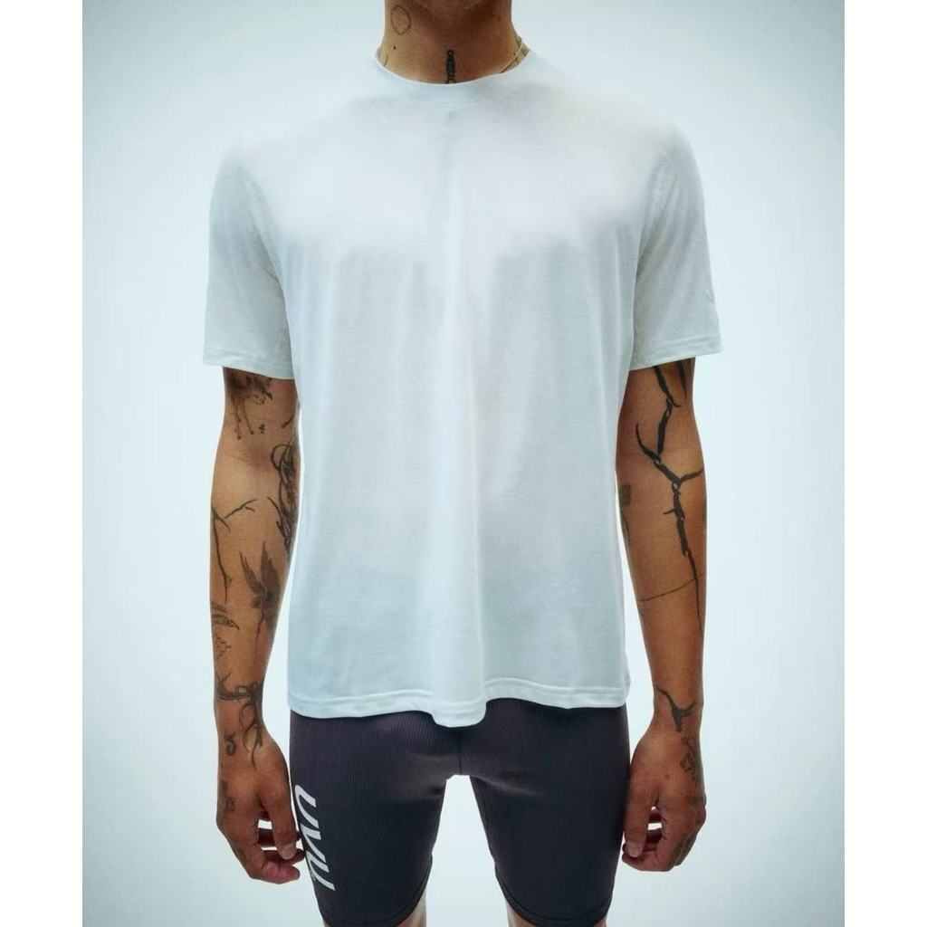 เสื้อกีฬาแขนสั้นน้ำหนักเบา UVU สำหรับใส่ออกกำลังกายและกิจกรรมกลางแจ้ง