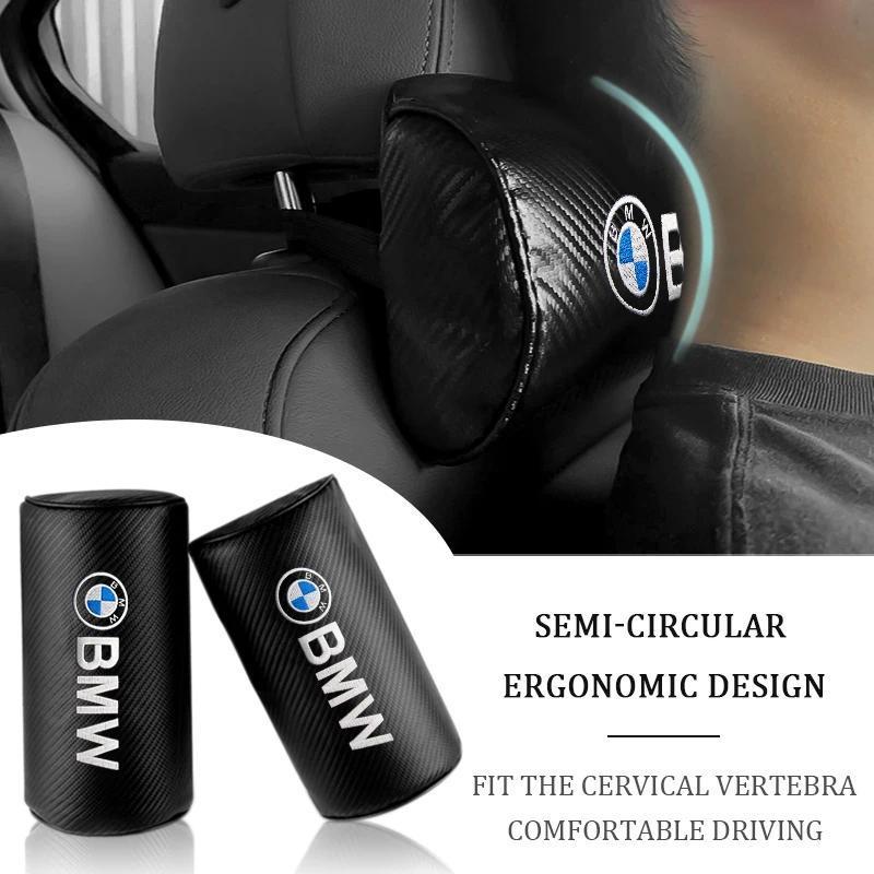 2 ชิ้นรถ Headrest สายคล้องคอไหล่หมอนสําหรับ BMW Performance E39 E46 E90 E60 F10 F11 F20 F30 F34 F01 