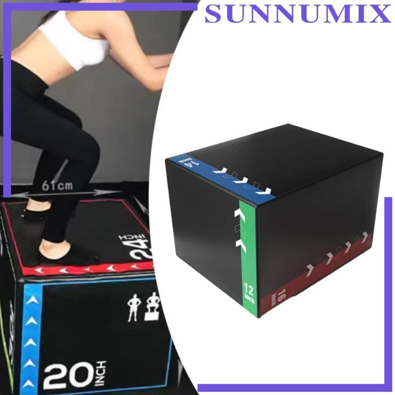 [Sunnimix] Plyo Box Fitness Exercise Jump Step Training Platform สําหรับ Home Gym Conditioning Balan