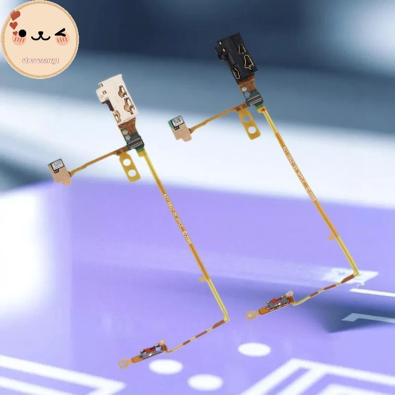 Chee สําหรับ IPod Nano 5 5th Gen สีขาวหูฟัง Ja Hold สวิทช์ไมโครโฟนโมดูล Flex Cable Repair Part EN