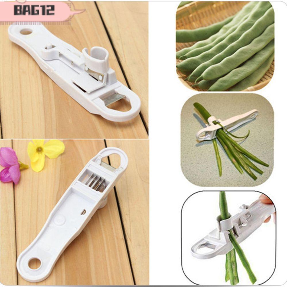 BAG Bean Slicer Gadget สะดวก Runner Beans Peeler