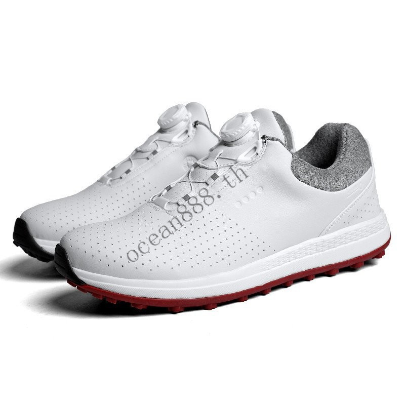 (Size 40-47) Professional BOA Men's Plus-Size Waterproof Non-SLIP Golf Shoes Game Training Shoes hl3l