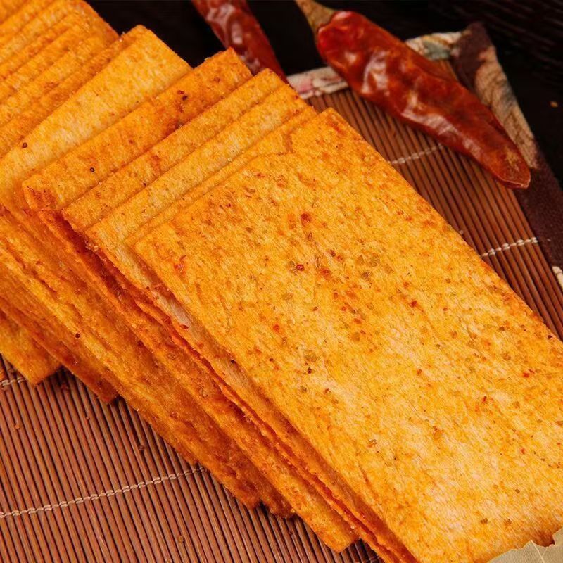 สินค้าใหม่พร้อมสต็อก Henghui Time Indian Flying Cake Snacks เผ็ดมากขึ้น The More Addiction One Big B