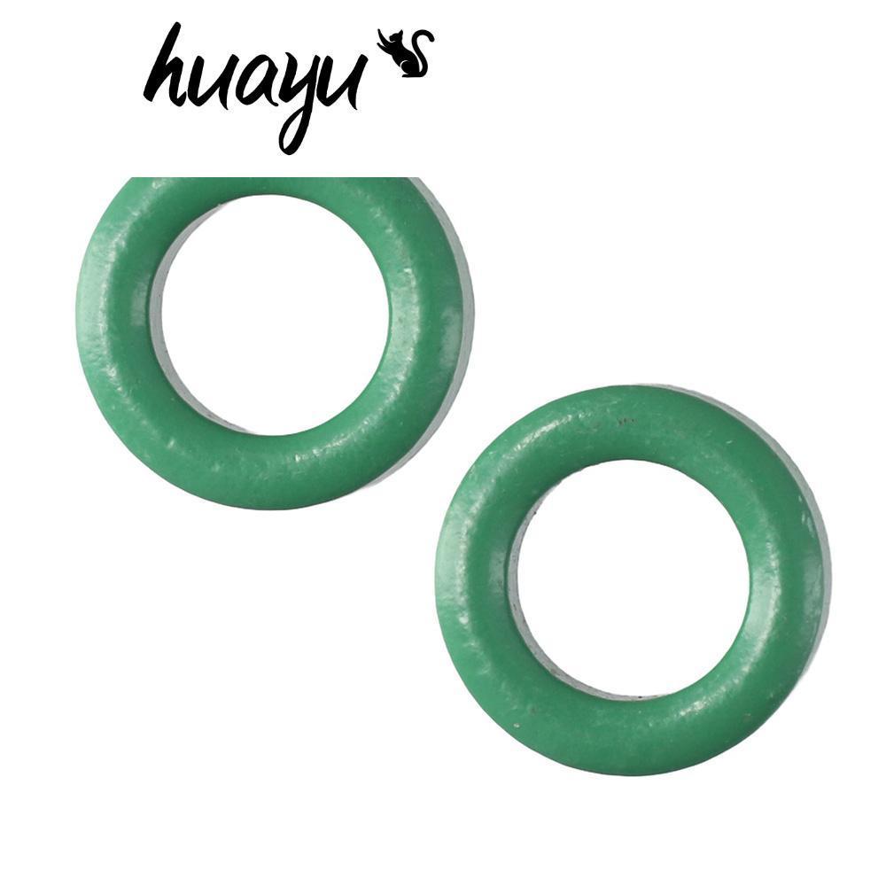 HUAYU Toroid Ferrite Core, Ferrite Chokes Ring Power Transformer, Metal Green Restraining Interfal