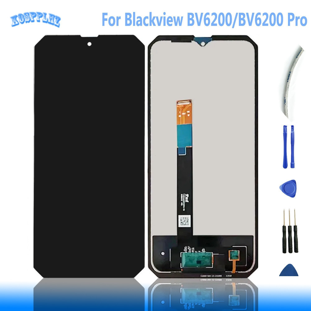 ทํางานทดสอบ 100% สําหรับจอแสดงผล LCD Blackview BV6200 + เปลี่ยน Touch Pro + เครื่องมือ CJP5