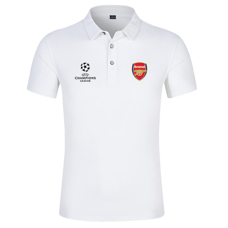 Arsenal เสื้อโปโลปกคุณภาพสูงเสื้อยืดแขนสั้น Gunners แฟนกีฬาที่ระลึกด้านบน 1102 unisex polo