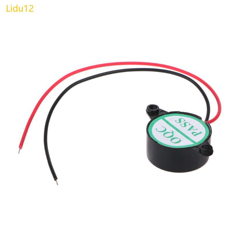 Lidu12 Alarm Active Piezo Electronic Buzzer Sound Beeper 3-24V รถยนต์ไซเรนฮอร์น