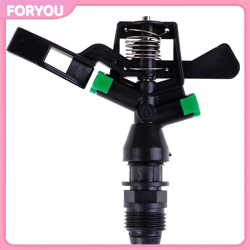 FORYOU 1/2 "หัวฉีดหมุนสปริงเกลอร์สวนฟาร์มชลประทานสปริงเกลอร์ null