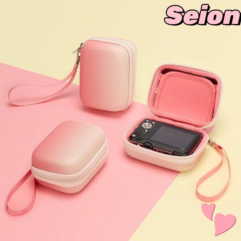 SEION กระเป๋ากล้องดิจิตอลน้ําหนักเบา Mini Hard Cover, PU กันน้ําอุปกรณ์เสริมสําหรับกล้อง ZV-1 ZV-1II