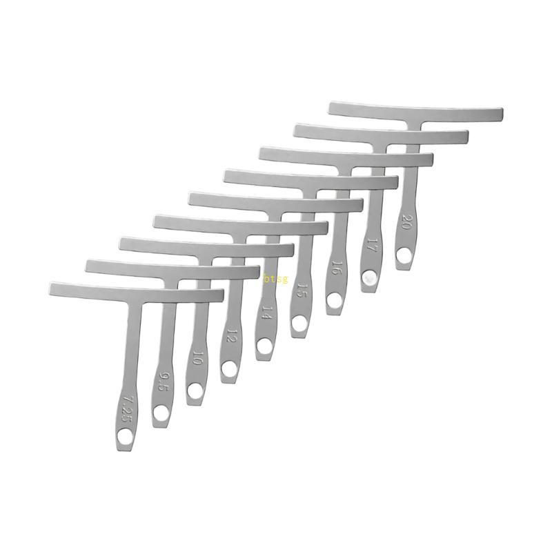 Btsg 9 ชิ้นกีตาร์ภายใต้ String Gauge String Gauge String Gauges Luthier เครื่องมือสําหรับกีตาร์ Fret