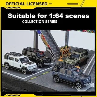 รถของเล่นเด็ก โมเดลรถออฟโรดหล่อโลหะขนาด 1:64 บรรจุกล่อง ของเล่นรถสำหรับเด็กผู้ชาย
