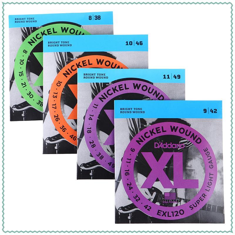สายกีตาร์ไฟฟ้าทำจากนิกเกิล EXL110เส้น EXL130 EXL120 EXL115 XL