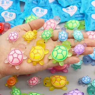 (11.11优惠大促）沙滩戏水玩具彩色小乌龟，发光夜光玩具小乌龟Beach water toys colorful little turtle, luminous night20260306