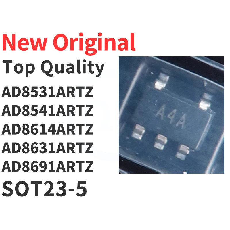 5pcs AD8531ARTZ AD8541ARTZ AD8614ARTZ AD8631ARTZ AD8691ARTZ A0P A4A A0Z J3A ACA SOT23-5 ชิปใหม่ IC