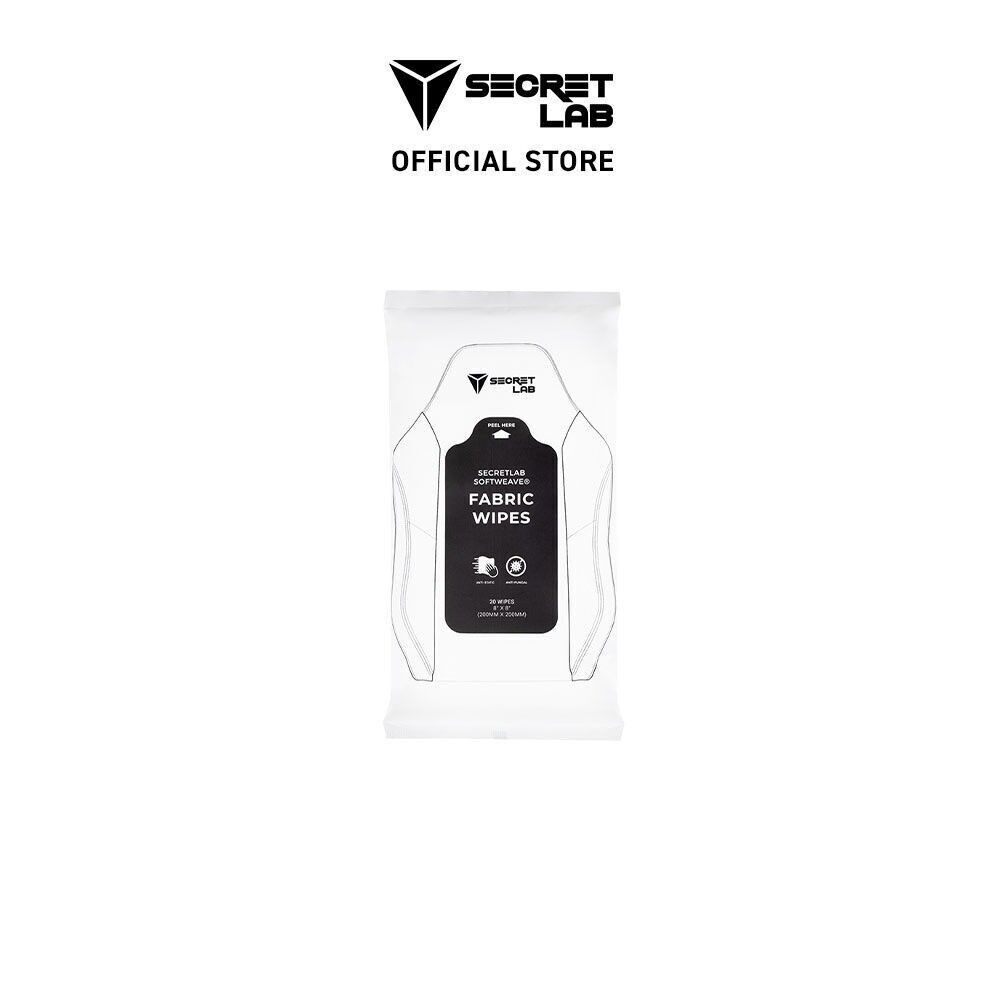 ผ้าเช็ดทำความสะอาดเบาะผ้า Secretlab SoftWeave® Fabric Wipes