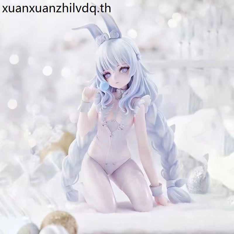 Azur Lazy White Rabbit Vicious Bunny Girl รูปของเล่นตุ๊กตาแชสซีตกแต่งรุ่น