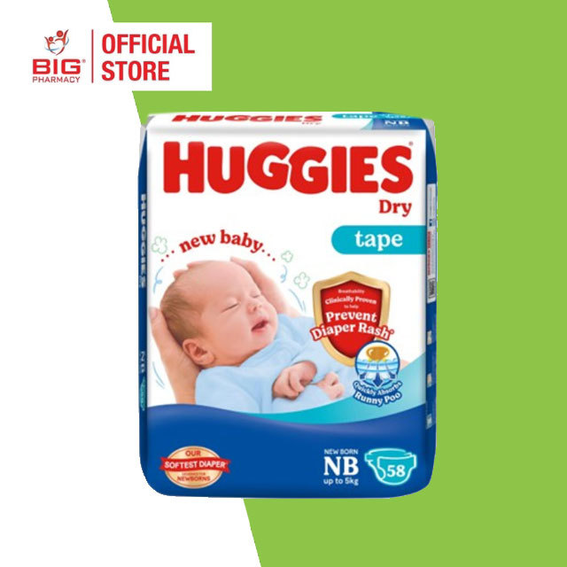 HUGGIES DRY JP NEW BORN 58S