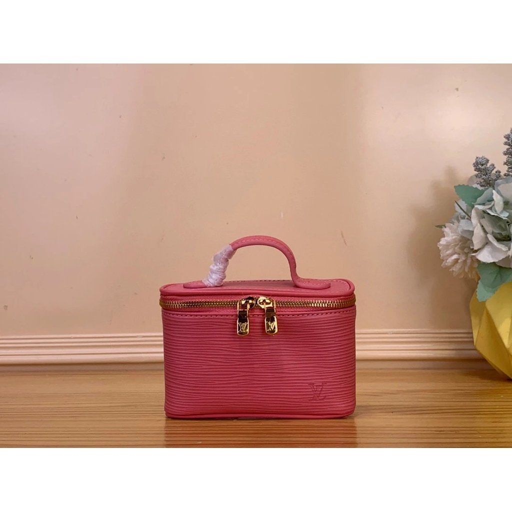 Louis Vuitton- [NICE BEAUTY Cosmetic Bag] m25688 Maroon m25689 Red m25690 Pink This Cosmetic Bag Rep