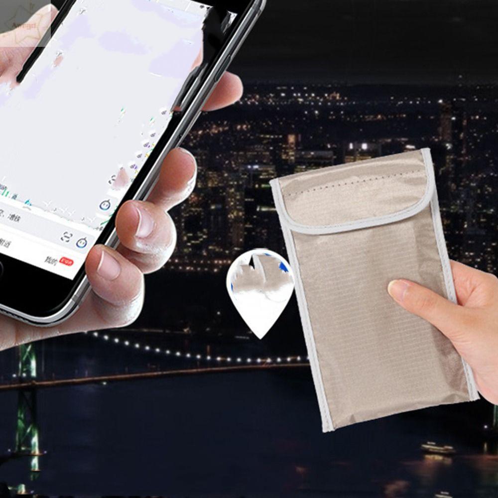 AWNGD Shield Bag Pouch, Anti-รังสี IC Magnetic Card Faraday Bag, การปิดกั้นสัญญาณโทรศัพท์มือถือ Anti