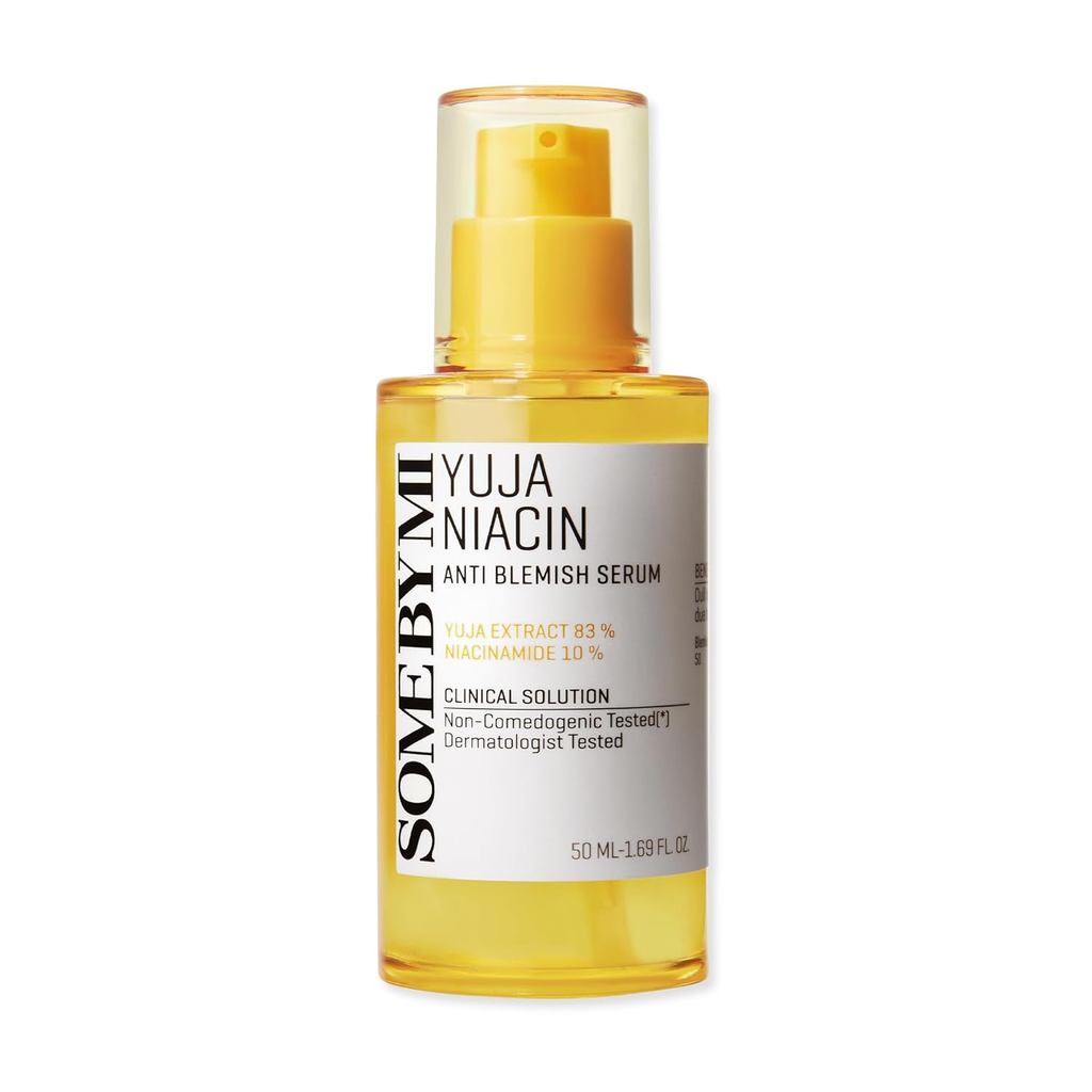 SOME BY MI Yuja Niacin Anti Blemish Serum – 1.69oz, 50ml – Korean 10% Niacinamide & Vitamin C Serum 
