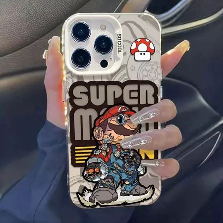 เคสโทรศัพท์ลายมาริโอ้ ใช้ได้กับ iPhone 17/16/15/14 Pro Max/12/13/11, X/XS Max/XR, 7/8 Plus ป้องกันการตกกระแทกคุณภาพสูง