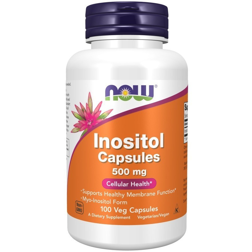 NOW Foods Inool Capsules 500มก. 100 แคปซูลสําหรับมังสวิรัติ แคปซูลเฉพาะ วิตามินบี8 ช่วยเสริมสุขภาพอารมณ์และปรับสมดุลระบบการเผาผลาญไฟฟ้า นําเข้าจากสหรัฐอเมริกา ของแท้ ส่งตรง