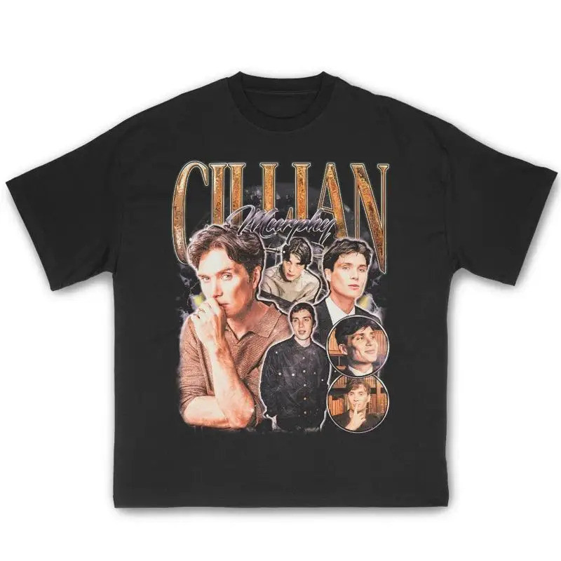 เสื้อยืดเรโทร CILLIAN MURPHY สำหรับแฟนคลับ ไซส์ S ถึง 5XL