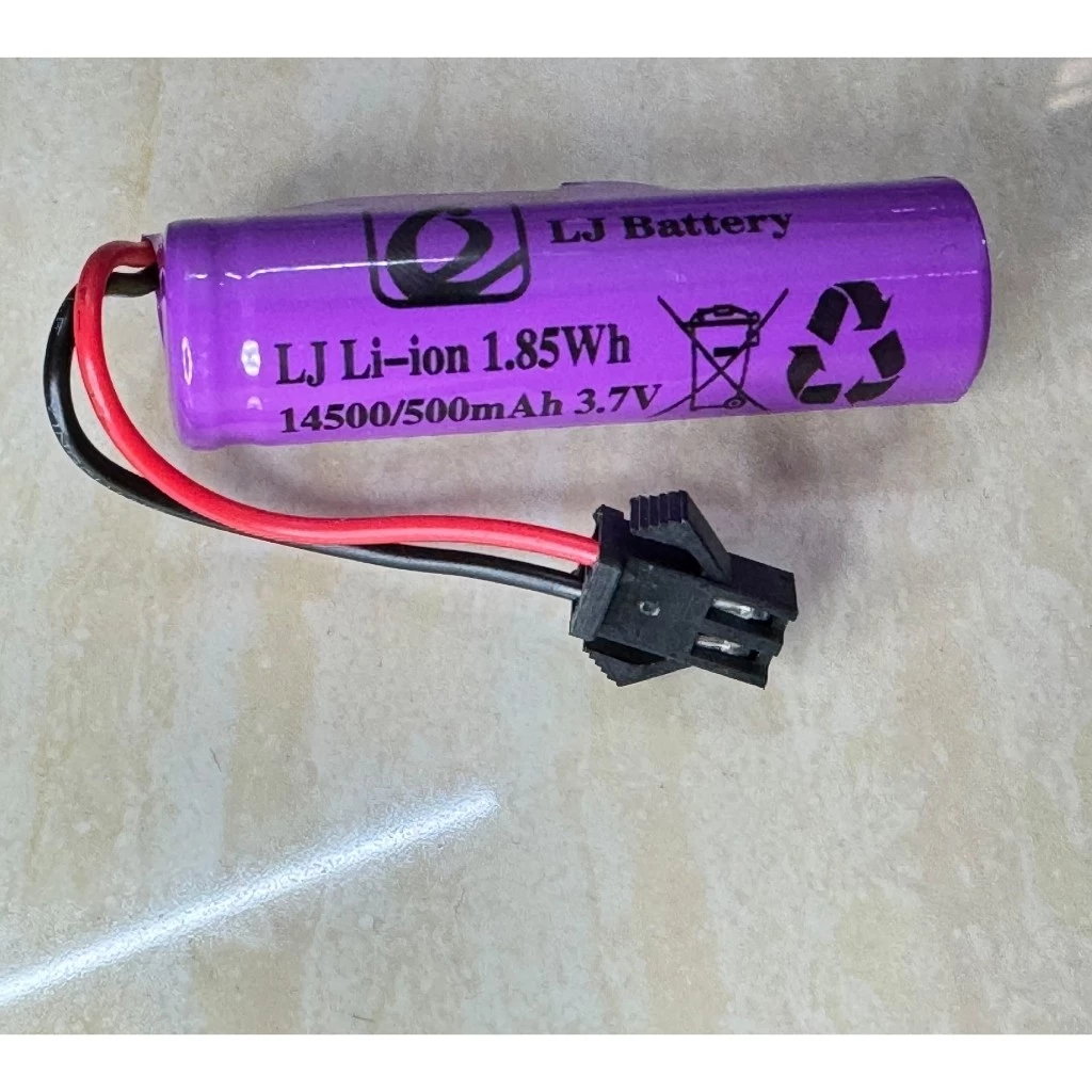 ปืนฉีดน้ำ แบตเตอรี่รถบังคับ 3.7v ความจุ 500mAh แบตเตอรี่ชาร์จ แบตรถดั้ม แบตรถไต่หิน