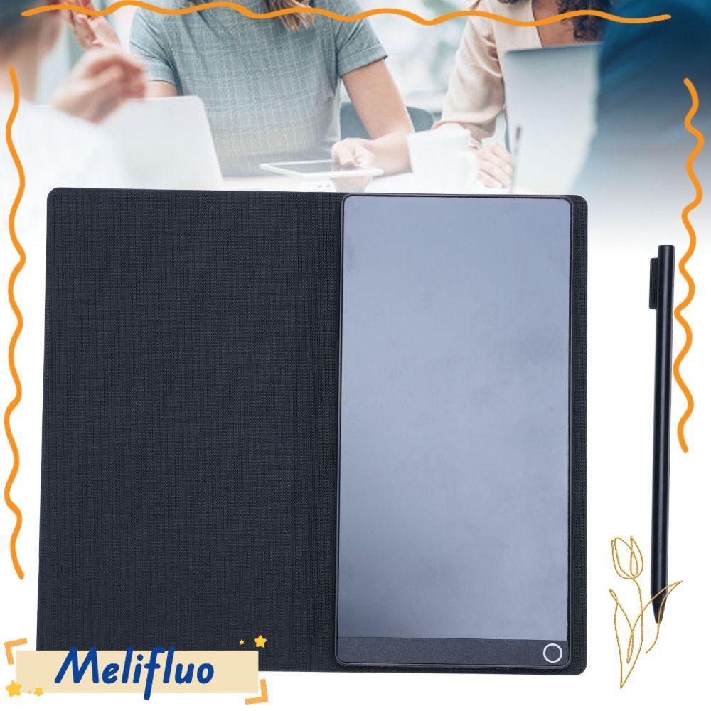 MELIFLUO แท็บเล็ตเขียน LCD, การออกแบบแบบพกพาหนัง Digital Notepad, Erasable แขวนปากกานํากลับมาใช้ใหม่