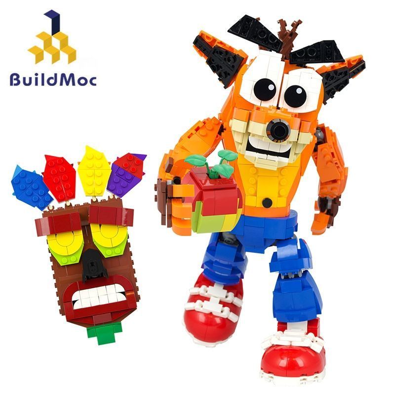 MOC-11933 Building Blocks ใช้งานร่วมกับ Lego Crash Bandicoot Crash Bandicoot การศึกษา Building Block