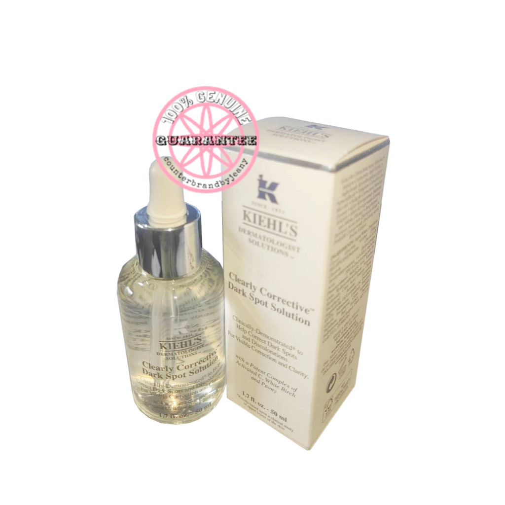 KIEHLS Clearly Corrective Dark Solution 50mL ของแท้ ป้ายไทย Kiehls ลดรอยสิวและจุดด่างดํา