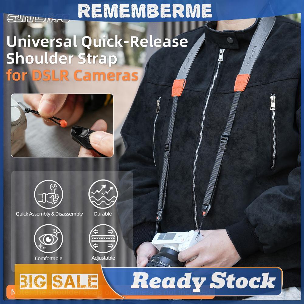 ช่างภาพ สายคล้องคอปรับเหมาะสําหรับกล้อง SLR DSLR Mirrorless