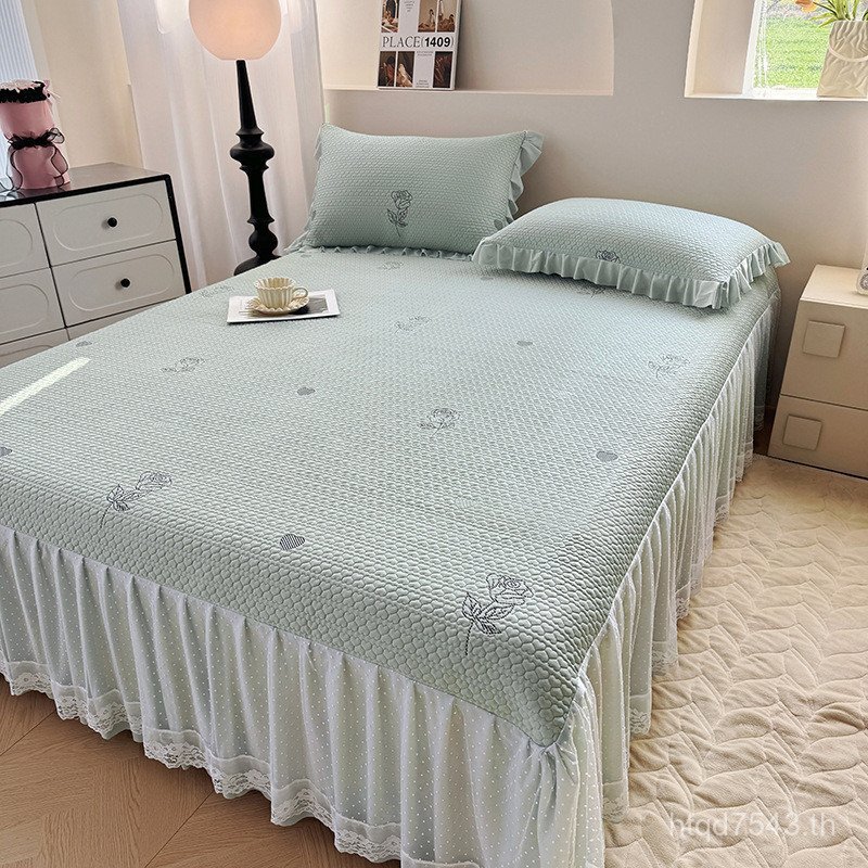 Cool Mat 100 รูปแบบ Cool Lace Double Layer Lun กระโปรง 2025 Doudou 5d สไตล์ใหม่ไอซ์แลนด์ Mat ลูกไม้เ